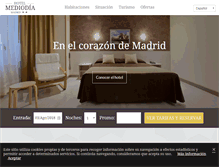 Tablet Screenshot of mediodiahotel.com